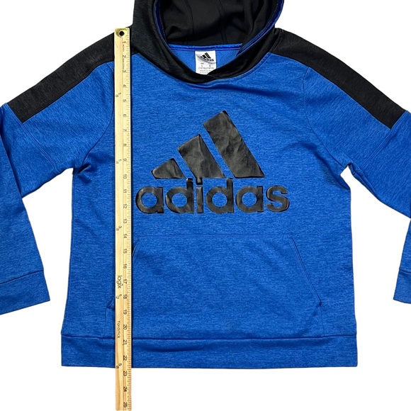 Adidas Boys Youth Size L Hoodie Sweatshirt Activewear Gym Running School Skate - Picture 6 of 10